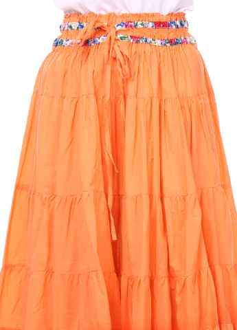 Оранжевая кэжуал юбка Carrokar миди
