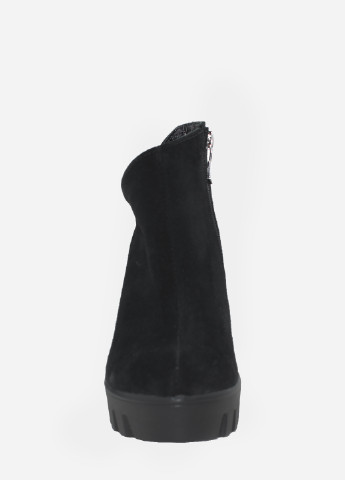 Осенние ботинки rsумаpr-11 черный Soldi из натуральной замши