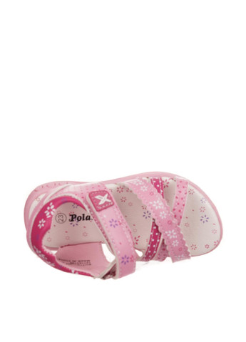 Розовые кэжуал сандалии Polaris на липучке