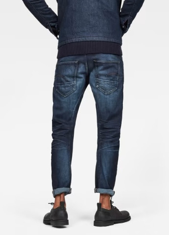 Черные демисезонные джинсы Raw