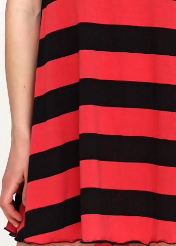 Комбинированное кэжуал платье а-силуэт Red Label в полоску