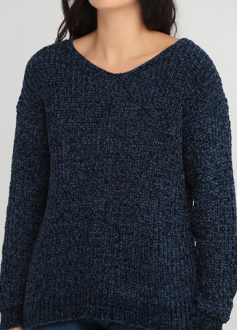 Темно-синій демісезонний пуловер пуловер Rossee