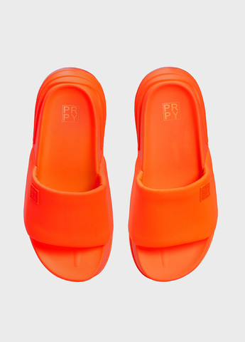 Оранжевые шлепанцы PRPY с логотипом