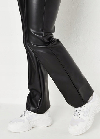Черные кэжуал демисезонные прямые брюки Missguided