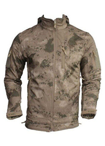 Комбинированная демисезонная куртка мужская тактическая мультикам турция софтшел soft-shell всу (зсу) s 8634 койот Combat