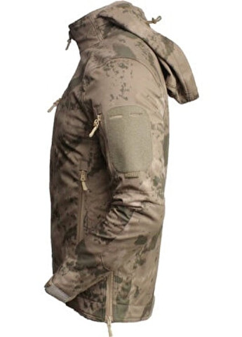 Комбінована демісезонна куртка чоловіча тактична мультикам туреччина софтшел soft-shell зсу s 8634 койот Combat