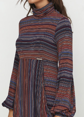 Комбинированное кэжуал платье Grazia Pi в полоску