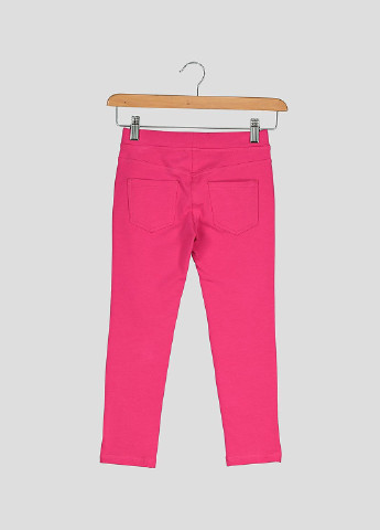 Малиновые кэжуал демисезонные зауженные брюки United Colors of Benetton