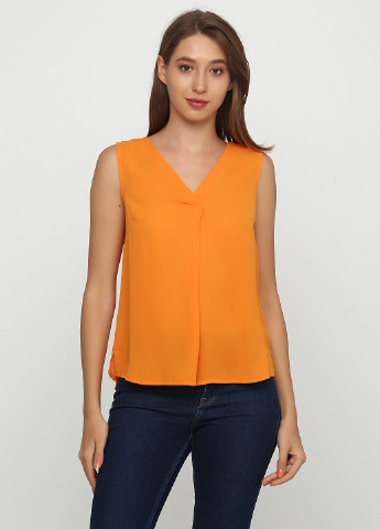 Оранжевая демисезонная блузка TU