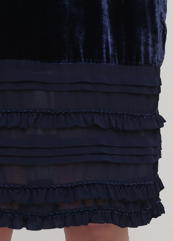 Темно-синее кэжуал платье Twin-Set однотонное