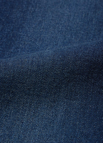 Темно-синие демисезонные зауженные джинсы Uniqlo
