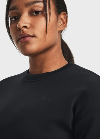Чорний світшот Under Armour логотип без декору (263207473)