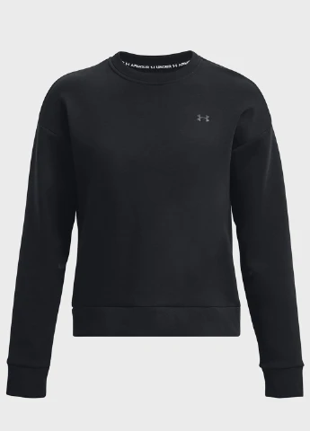 Чорний світшот Under Armour логотип без декору (263207473)
