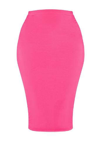 Кислотно-розовая кэжуал однотонная юбка PrettyLittleThing карандаш