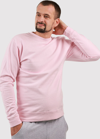 Светло-розовый свитшот Independent однотонный без декора (361422186)