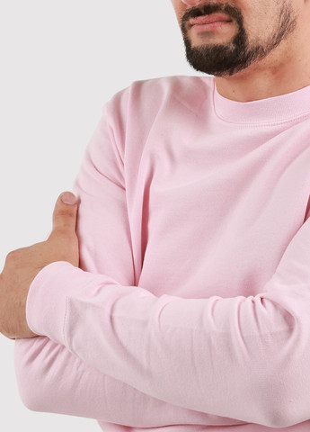 Светло-розовый свитшот Independent однотонный без декора (361422186)