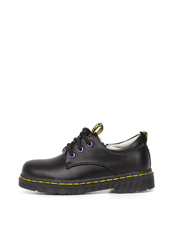 Детские черные кэжуал туфли на низком каблуке Erra для девочки