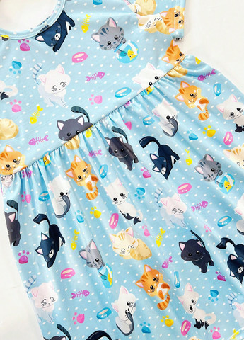 Блакитна сукня SHEIN (329841230)