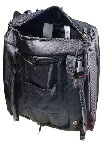 Дорожный туристический рюкзак сумка с длинной ручкой и навесным кодовым замком 32х20х54 см (542124-Т) Черный Francesco Marconi (236006158)