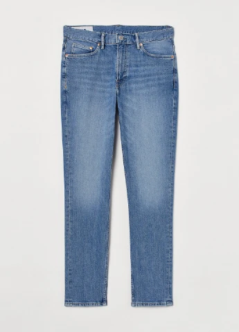 Голубые демисезонные джинсы H&M