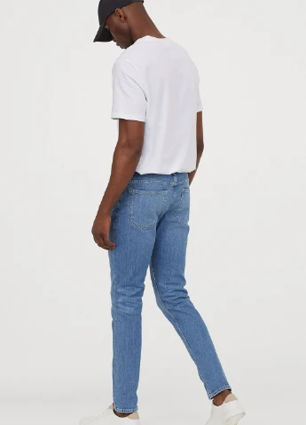 Голубые демисезонные джинсы H&M