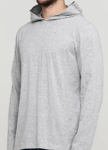 Лонгслів H&M сірий кежуали