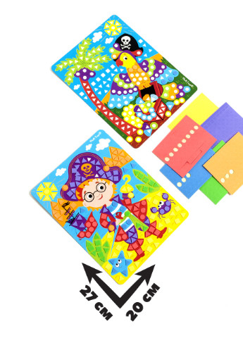 Набор для творчества «Мягкая мозаика. Пират» VT4511-04 (укр) Vladi toys (232393056)