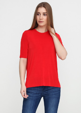 Красная летняя блуза Pieces