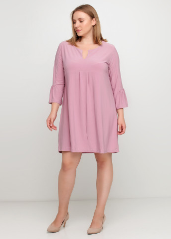 Рожева кежуал сукня а-силует Cookie Culture однотонна