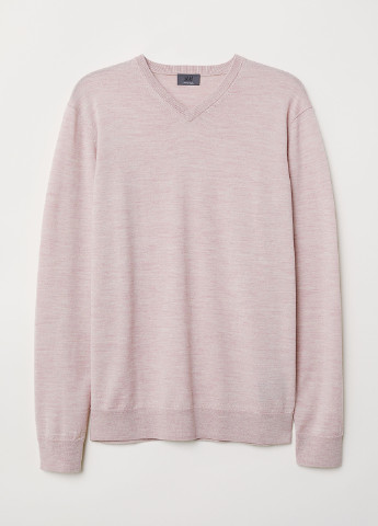 Світло-рожевий демісезонний пуловер пуловер H&M
