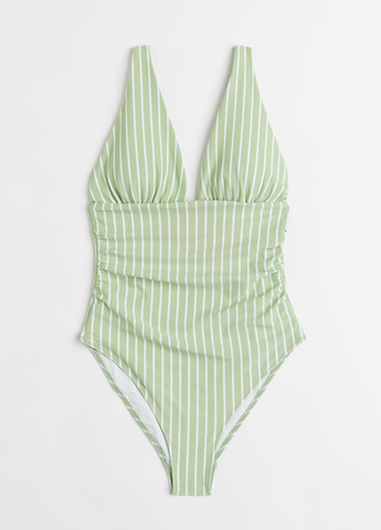 Світло-зелений літній купальник суцільний H&M