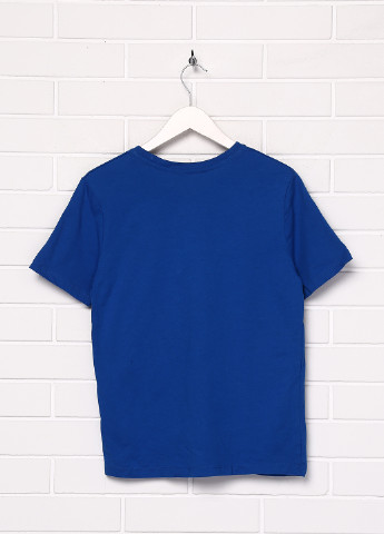 Индиго летняя футболка с коротким рукавом H&M