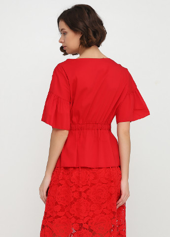 Красная летняя блуза New Collection