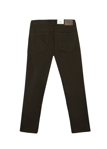 Темно-коричневые кэжуал демисезонные зауженные брюки C&A