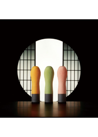 Вибратор ZEN Matcha с нежной ребристой поверхностью Iroha (252297313)