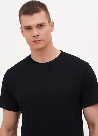 Чорна футболка чоловіча базова KASTA design