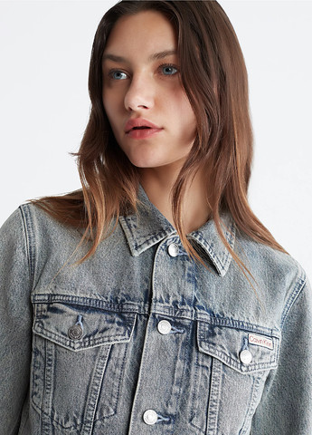 Серая демисезонная куртка Calvin Klein