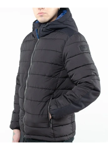 Черная зимняя куртка man jacket fix hood CMP