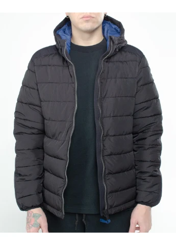 Черная зимняя куртка man jacket fix hood CMP