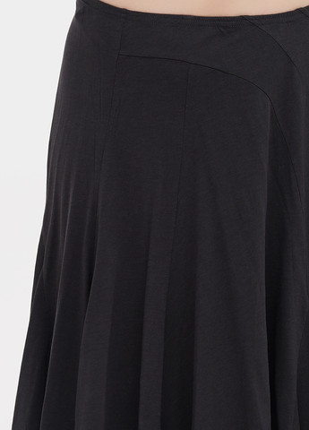 Темно-серая кэжуал меланж юбка Garnet Hill клешированная