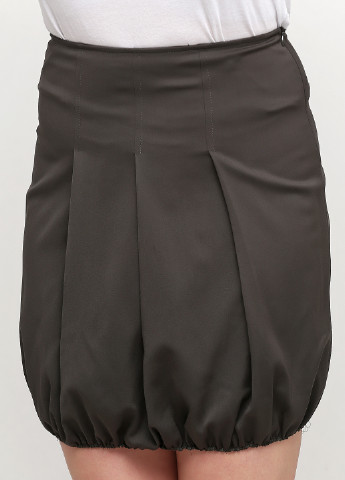 Оливковая (хаки) кэжуал однотонная юбка Patrizia Pepe баллон