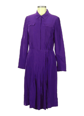 Фіолетова кежуал сукня сорочка The J. Peterman Company однотонна