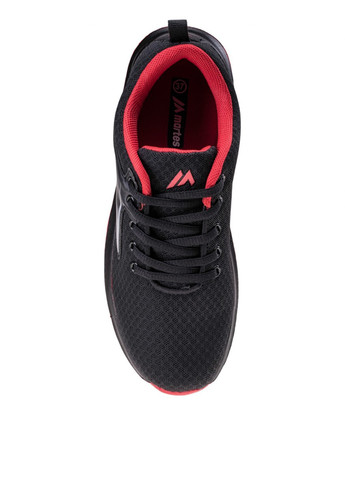 Черные демисезонные кроссовки Martes MASYLI TEEN-BLACK/RED