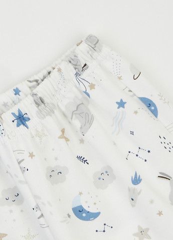 Молочная зимняя пижама (свитшот, брюки) dexter's