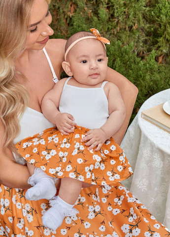 Комбинированный летний комплект для беременных и кормящих (майка, юбка) SHEIN