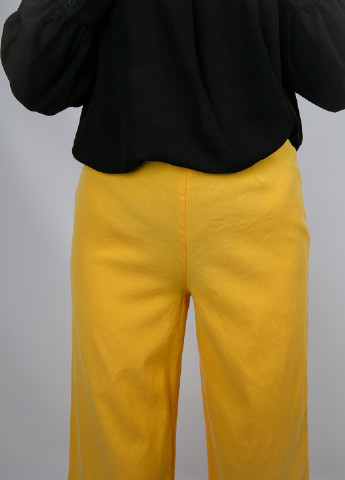 Желтые кэжуал демисезонные укороченные, прямые брюки Ralph Lauren