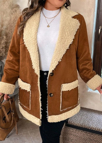 Охра зимня куртка куртка-піджак SHEIN