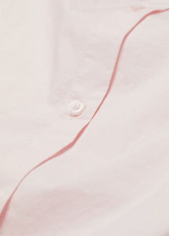Светло-розовая кэжуал рубашка однотонная H&M