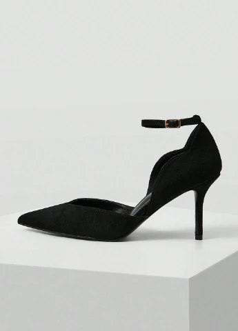 SHEIN Туфлі чорний з штучна замша, китай — демісезон (367018438)