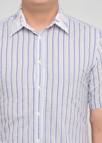 Светло-фиолетовая кэжуал рубашка в полоску Sixty